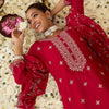 Dhiyona IE Women Ethnic Motifs Embroidered Regular Thread Work Kurta with Trousers & With Dupatta