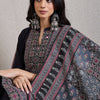 Dhiyona IE Ethnic Motifs Embroidered Mirror Work Pure Cotton Kurta With Trousers & Dupatta