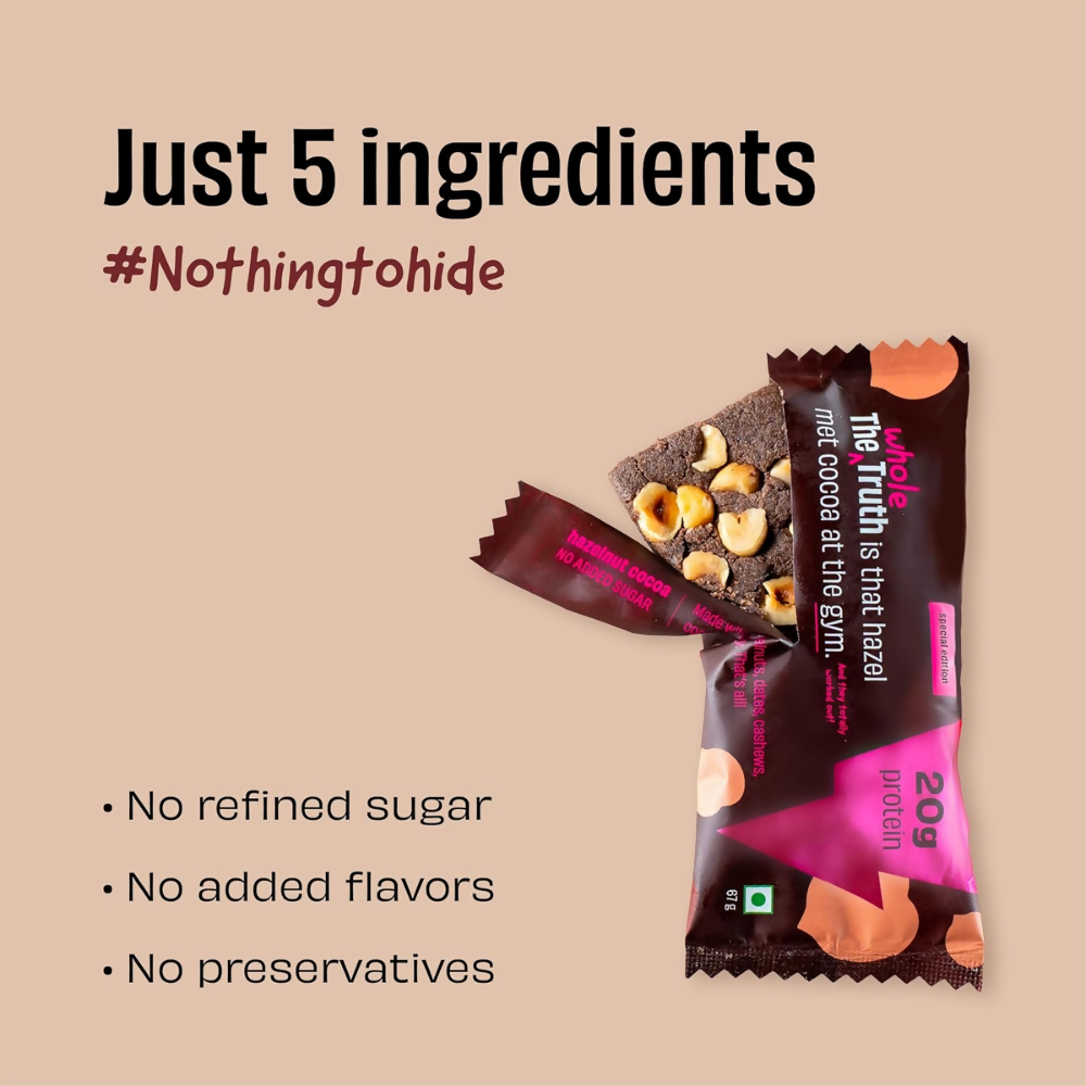 The Whole Truth High Protein Hazelnut Cocoa Protein Bar