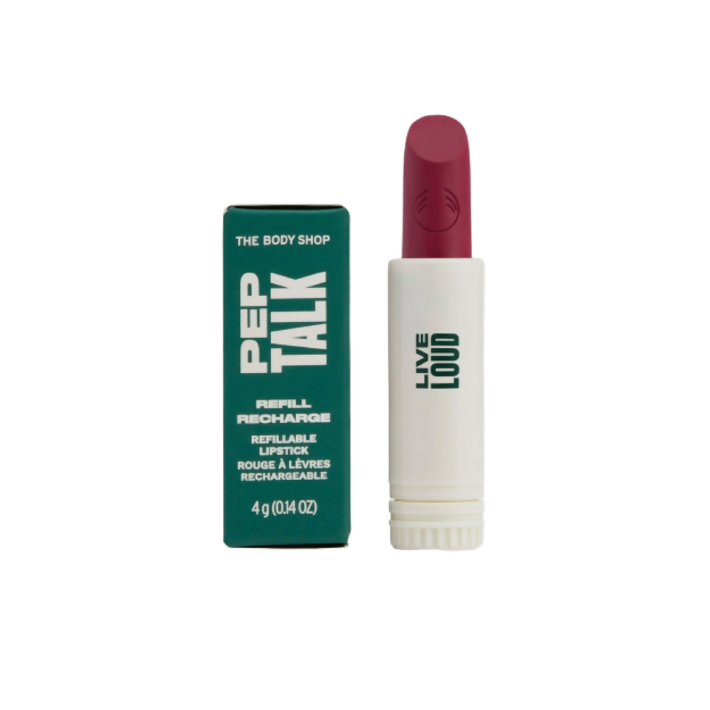 The Body Shop Peptalk Lipstick Bullet Refill - Live Loud - Indyancart
