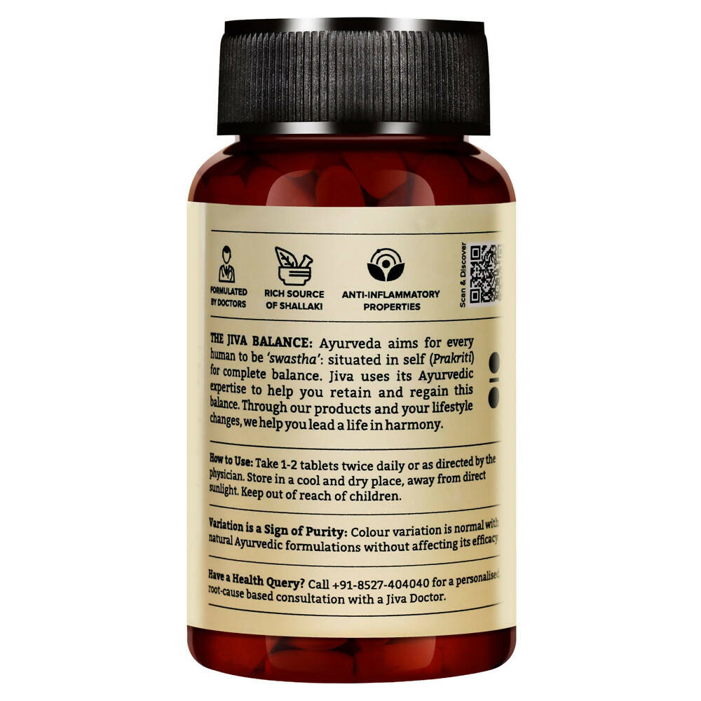 Jiva Ayurveda Pain Calm Tablets - Indyancart