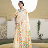 Dhiyona GR Women's Kaashi Off-White Cotton Jamdani Saree