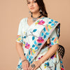 Dhiyona GR Women's Karvaah White Cotton Jamdani Saree