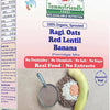 TummyFriendly Foods Organic Sprouted Ragi, Oats, Red Lentil, Banana Porridge Mix