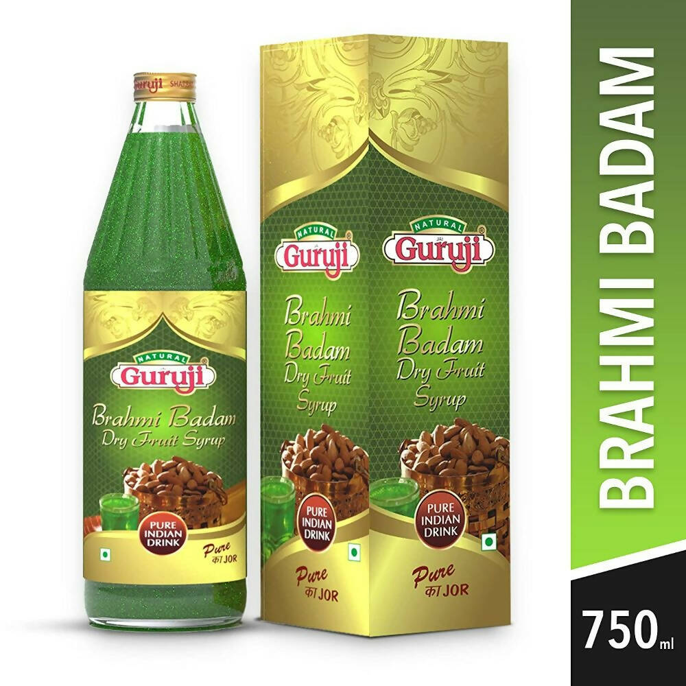 Jai Guruji Brahmi Badam Dry Fruit Syrup - Indyancart