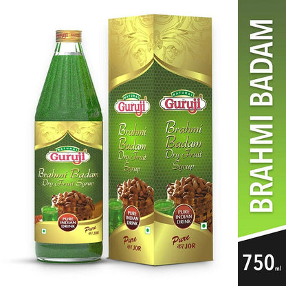 Jai Guruji Brahmi Badam Dry Fruit Syrup - Indyancart