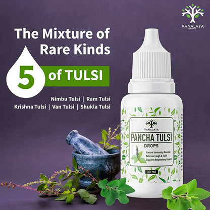 Vanalaya Panch Tulsi Drops
