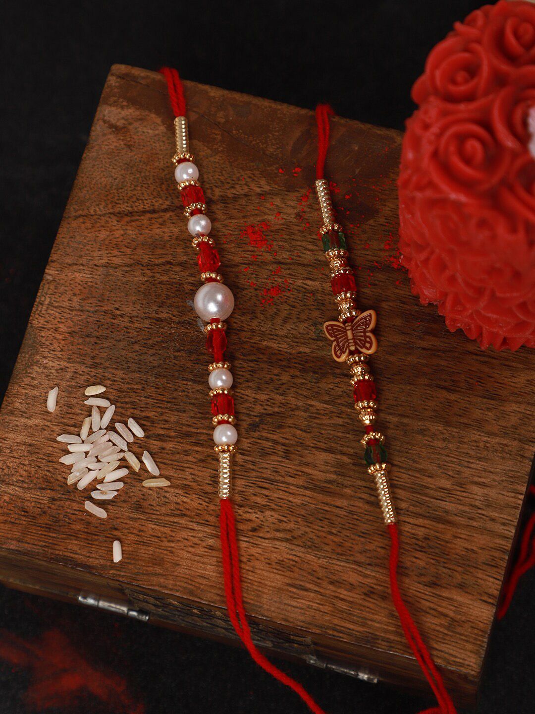 Anouk Unisex Set Of 2 Stone Beaded Rakhi