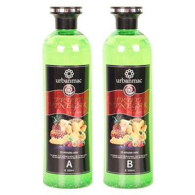Urbanmac Fruit Vinegar Gel Hair Color Natural Hair Color Dye For Black
