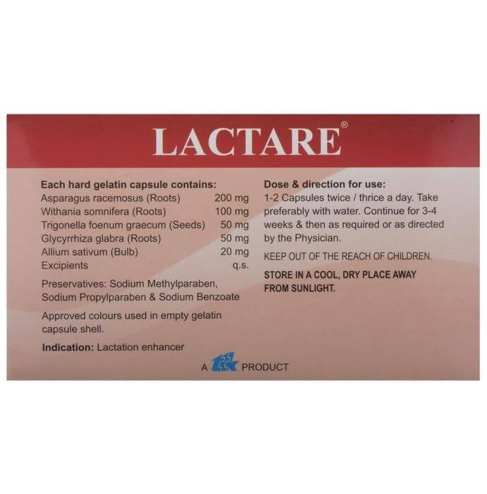 Lactare Capsules - Indyancart