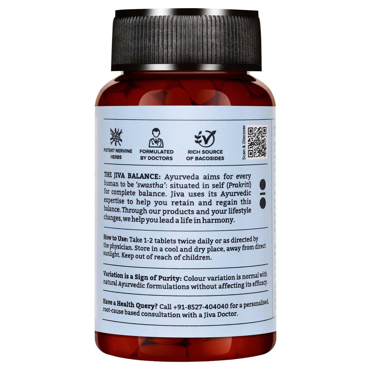 Jiva Ayurveda Memorica Tablets - Indyancart