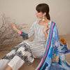 Dhiyona IE Women Geometric Printed Kurta with Trousers & Dupatta
