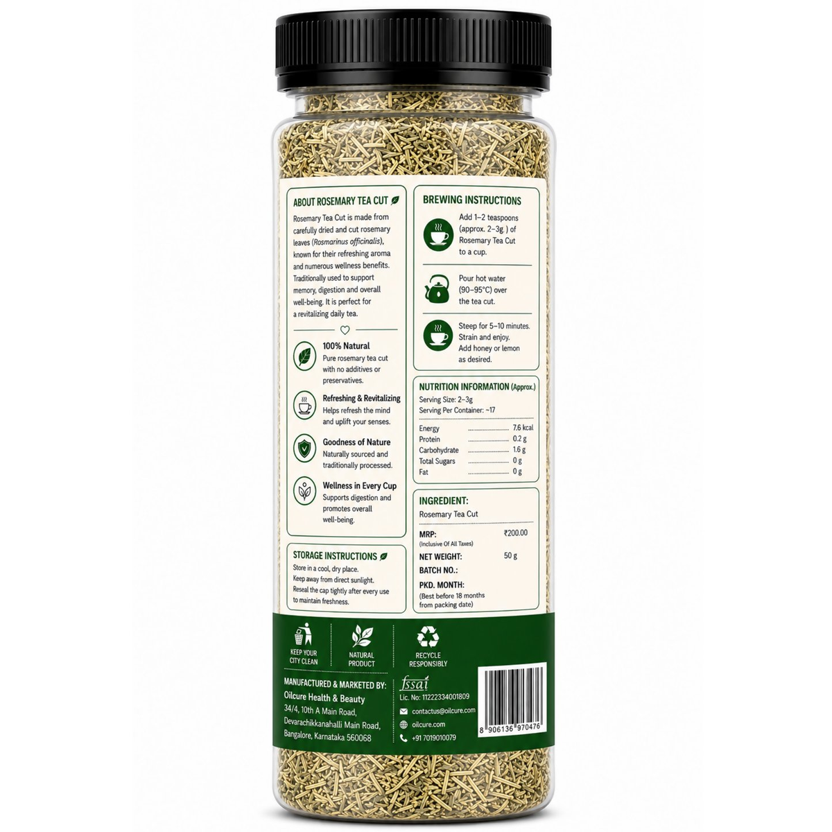 Nxtgen Ayurveda Rosemary Tea Cut