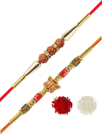 Anouk Unisex Set Of 2 Thread Rakhi