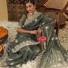 Dhiyona KS Women's Embellished Beads and Stones Supernet Saree