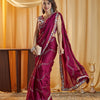 Dhiyona KS Women's Embellished Sequinned Pure Silk Saree