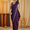 Dhiyona KS Women's Beads and Stones Silk Blend Saree