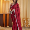 Dhiyona KS Women's Women Embellished Beads and Stones Saree