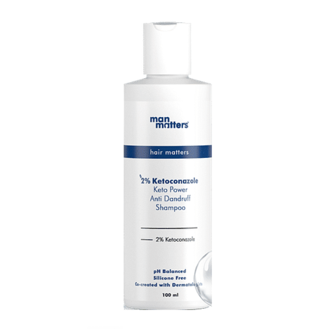 Man Matters 2% Ketoconazole Anti Dandruff Shampoo, Cruelty Free, Vegan, No Side Effects - Indyancart