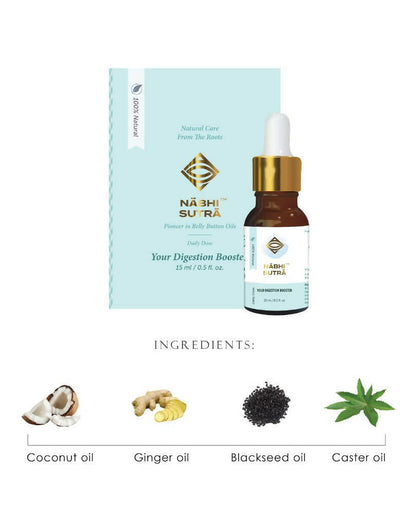 Nabhi Sutra Daily Digestion & Detox - Belly Button Oil - Indyancart