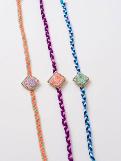 Anouk Set Of 3 Multicolor Ad Thread Rakhi With Roli Chawal Chandan Mishri