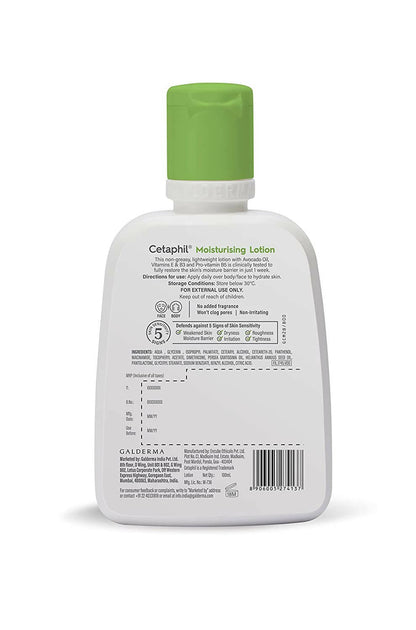 Cetaphil Moisturizing Lotion For Sensitive Skin - Indyancart