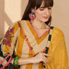 Dhiyona IE Women Floral Printed Regular Pure Cotton Kurta with Trousers & With Dupatta