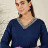Dhiyona IE V-Neck Tunic With Trousers