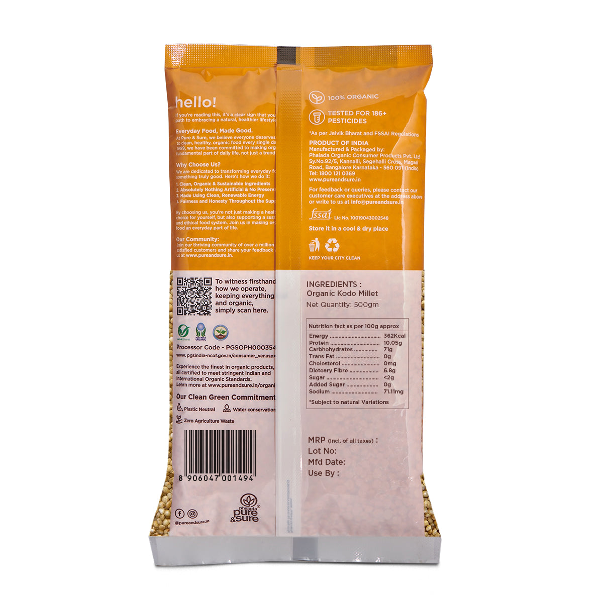 Pure & Sure Organic Kodo Millet