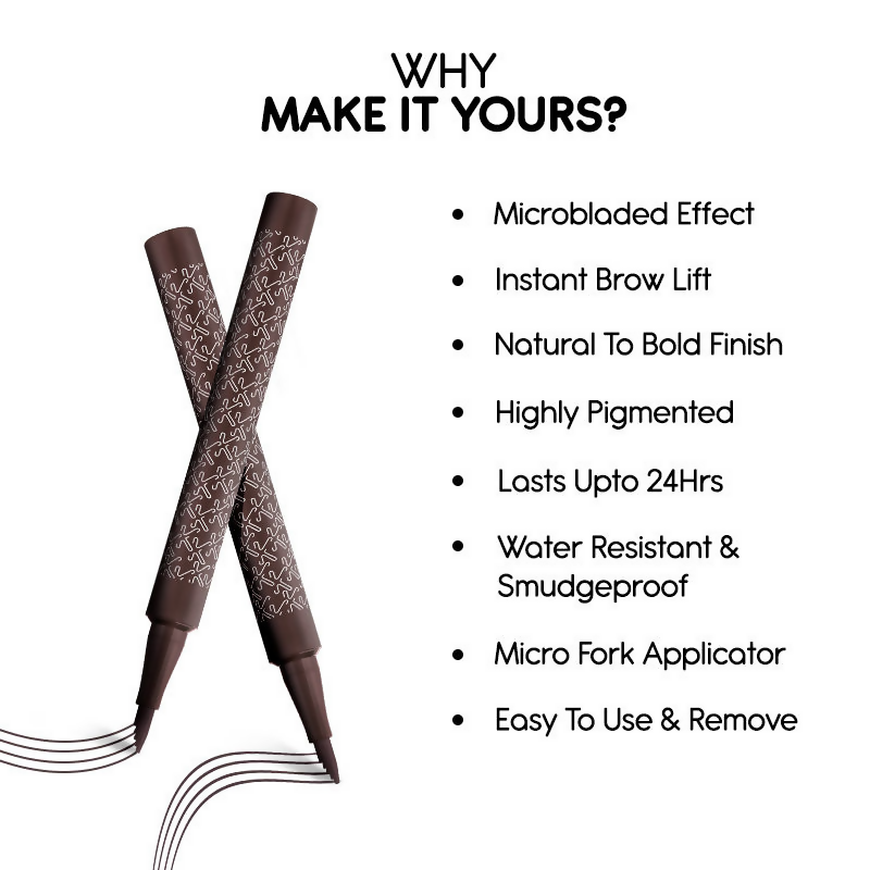 Kay Beauty By Katrina Kaif Eyebrow Microblading Pen - Walnut