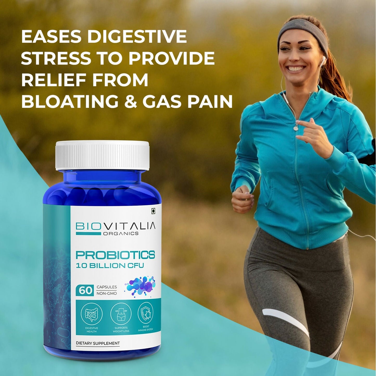 Biovitalia Organics Probiotics Capsules For Men & Women