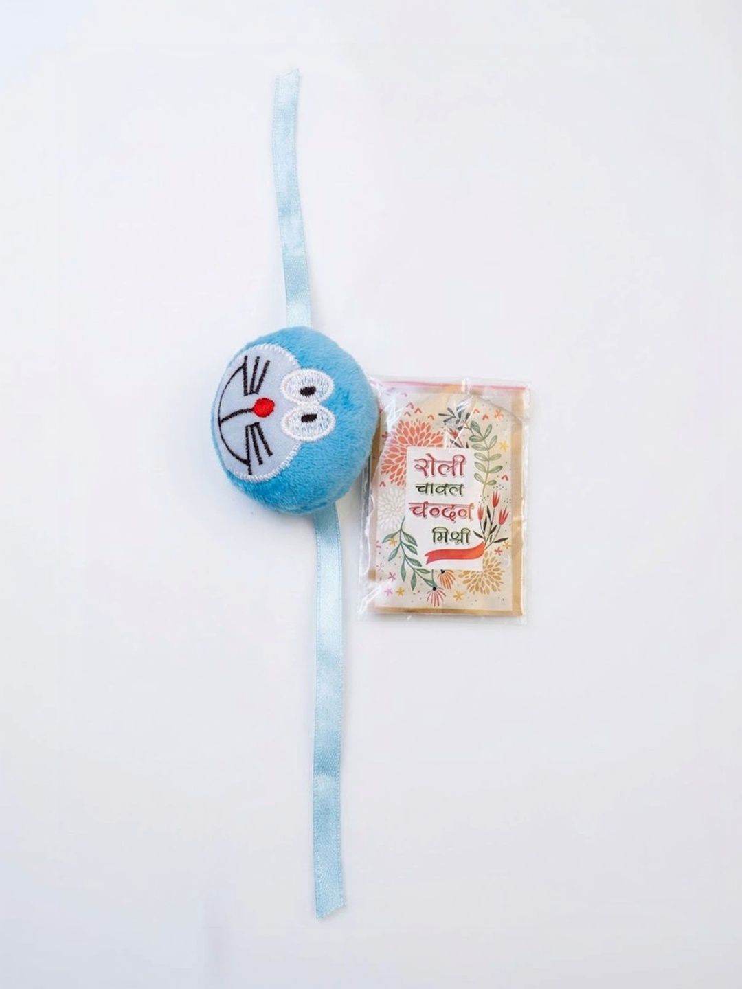 Anouk Kids Doremon Design Thread Rakhi With Roli Chawal Chandan Mishri