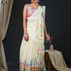 Women's Georgette Multicolored Digital Print Designer Saree With Blouse Piece