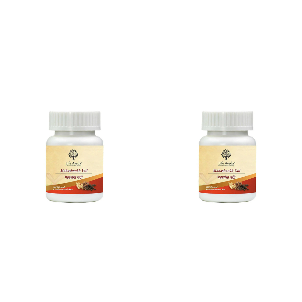 Life Aveda Mahashankh Vati Tablets - Indyancart
