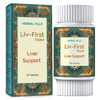 Herbal Hills Liv - First Liver Support Tablets