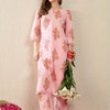 Dhiyona IE Women Floral Printed Regular Pure Cotton Kurta with Trousers