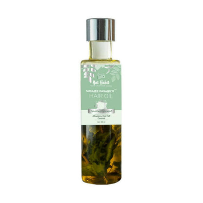 Nat Habit TriLeaf Hair Fall Control Summer Dasabuti Hair Oil - Indyancart