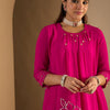 Dhiyona IE Women's Women Floral Printed A-Line Kurta with Trousers