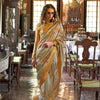 Dhiyona GR Women's Luxuria Mustard Banarasi Digital Soft Silk Saree