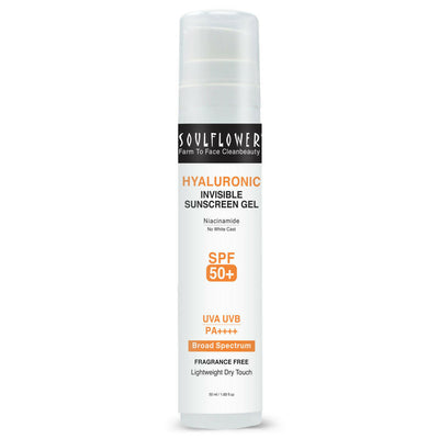 Soulflower Hyaluronic Invisible Sunscreen Gel