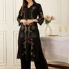 Indyancart IE Women Ethnic Motifs Embroidered Regular Thread Work Pure Cotton Kurta with Palazzos