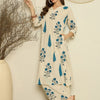 Indyancart IE Women Floral Printed Regular Kurta with Trousers
