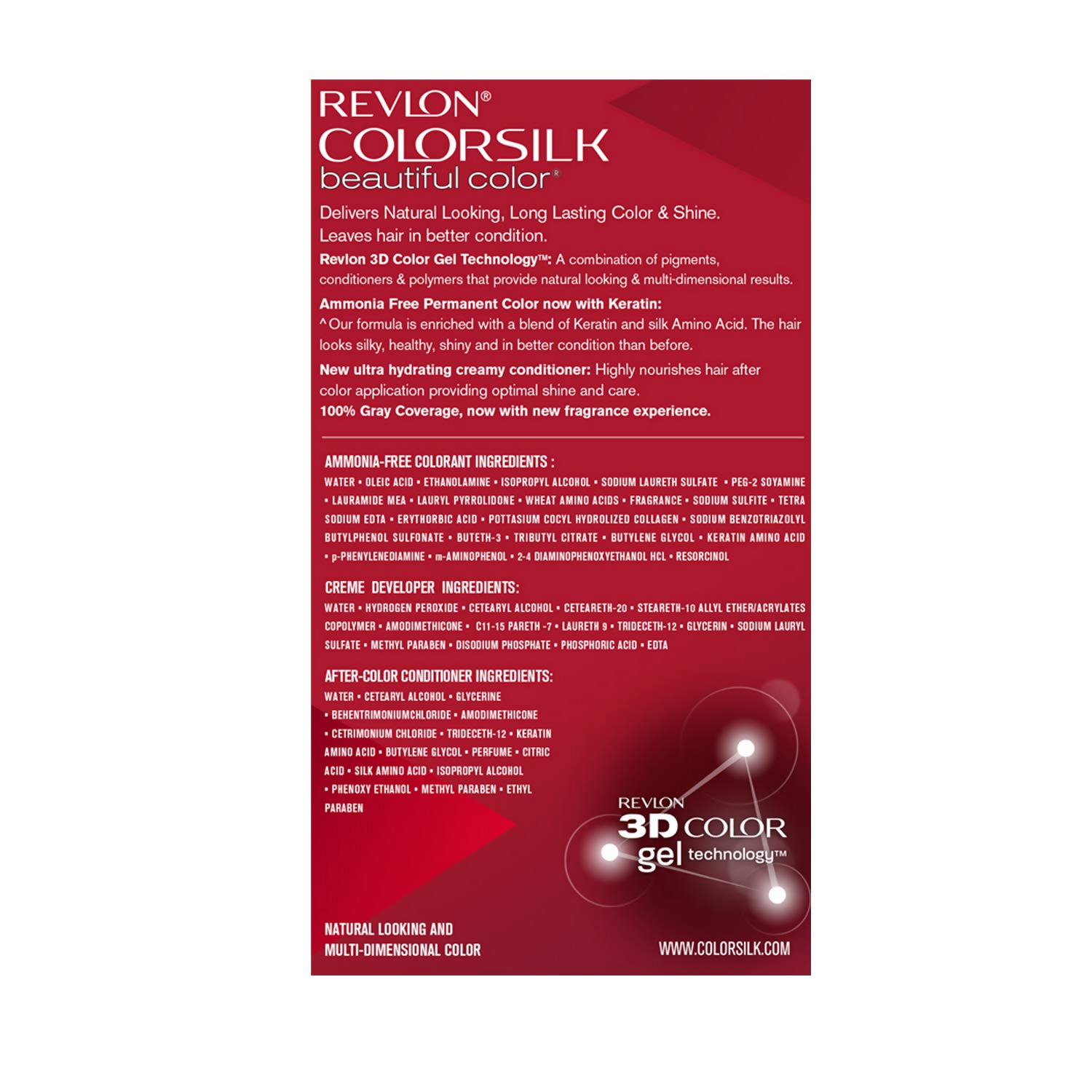 Revlon ColorSilk Beautiful Color hair dye in Light Golden Brown 5G, showing the box and hair color swatch.