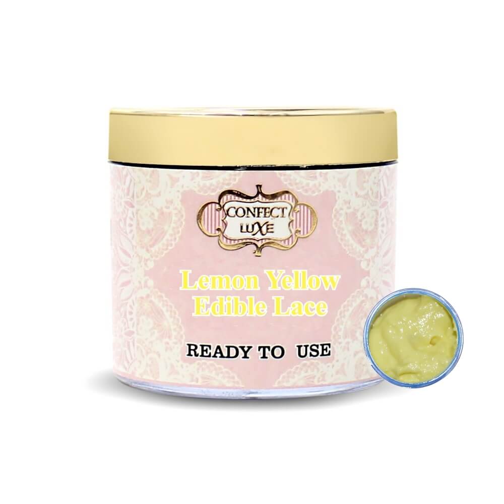 Confect Lemon Yellow | Edible Lace