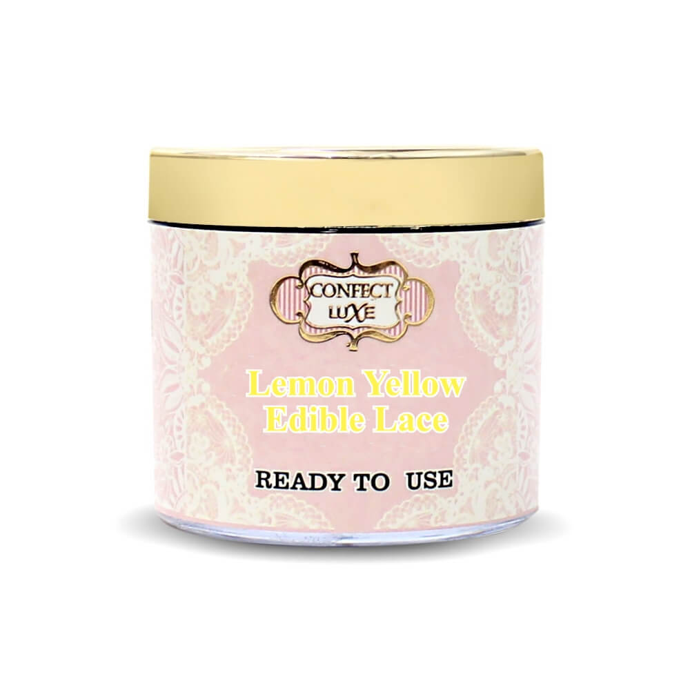 Confect Lemon Yellow | Edible Lace