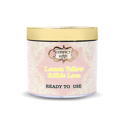 Confect Lemon Yellow | Edible Lace