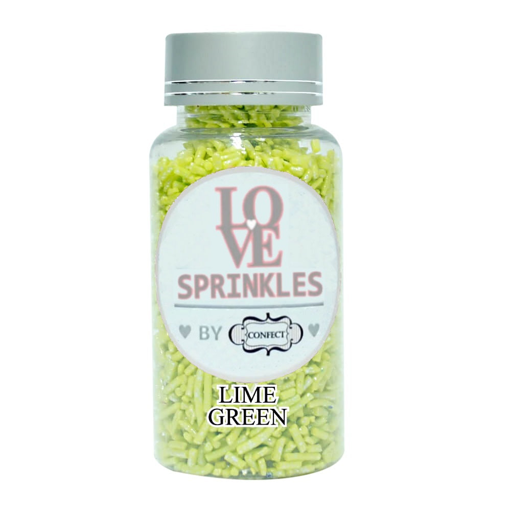 Confect Lime Green Vermicelli Sprinkles