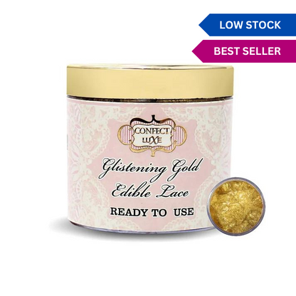 Confect Glistening Gold | Edible Lace
