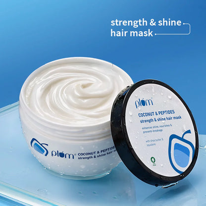 Plum Goodness Coconut & Peptides Hair Mask For Soft & Shiny Hair
