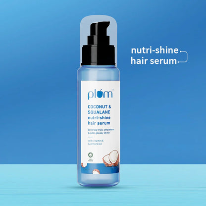 Plum Goodness Coconut & Squalane Hair Serum For Soft & Shiny Hair